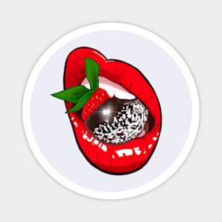 Candy Red lips Magnet